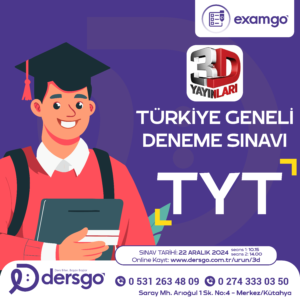 3D Türkiye Geneli TYT Denemesi