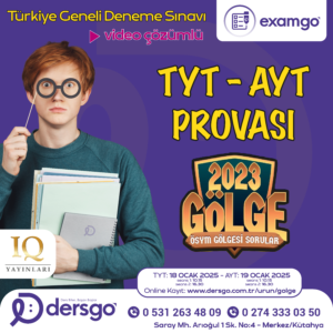 IQ YAYINLARI BİRE BİR ÖSYM TYT AYT PROVASI