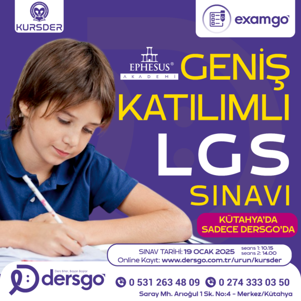 KURSDER & EPHESUS GENİŞ KATILIMLI LGS SINAVI